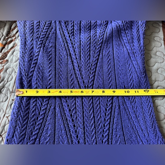 Moda International Blue Knit Dress - Picture 3 of 9